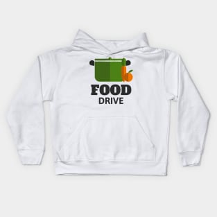 Food drive - Help others in need Kids Hoodie